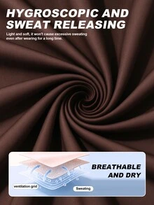 StreetHx 女款白色寬鬆半拉鍊長袖運動衛衣，對比色羅紋飾邊與抽繩下擺，梭織面料，適合休閒穿著、跑步、瑜伽、健身房、網球、高爾夫，秋冬季 - 棕色 - 查看 2
