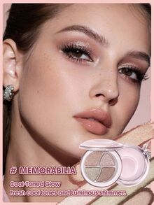 SHEGLAM Daydreamer باليت صغيرة - Memorabilia علامة تجارية جمال مستحضرات تجميل مكياج للنساء والفتيات Y2K خريف شتاء رسم الوجه ريف - Memorabilia - مشاهدة 2
