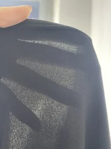 SHEIN 粉色條紋蝴蝶結印花 少女圓領長袖長褲寬鬆休閒睡衣套裝 2件組 秋冬款 - 粉色 - 查看 5