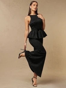 Silquee Women's Solid Color Pleated Top And Pants Casual Daily 2 Pieces Set Fall Clothes For Women Festival Outfits For Women Black Lace Two Pieces Set - Black - View 7