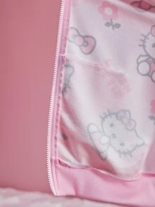 HELLO KITTY AND FRIENDS | SHEIN Women's Cartoon Print Sweatshirt - Baby Pink - View 9
