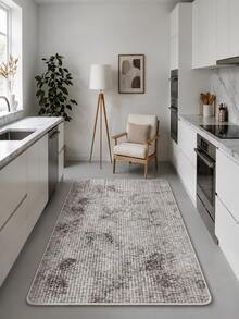 Modern Ivory Area Rug For Living Room | Soft Minimalist Contemporary Carpet Made In Turkey - Creamy White - View 5