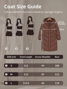 Pariaura Women Snap And Pocket Detailed Winter Coats - شوكولاته بني - مشاهدة 10