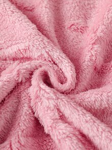 SHEIN Tween Girl (Big) Fashionable Minimalist Casual Comfortable Bowknot Graphic Long Sleeve Sweatshirt & Pants 2 Pieces Set, Suitable For Outdoor Wear, Autumn/Winter - Pink - View 6