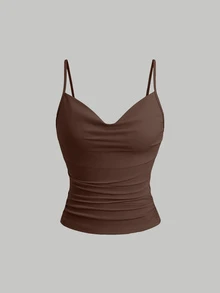 Sweetra 3pcs Set Women Slimming Camisole Top , Versatile Y2K Top - Multicolor - View 4