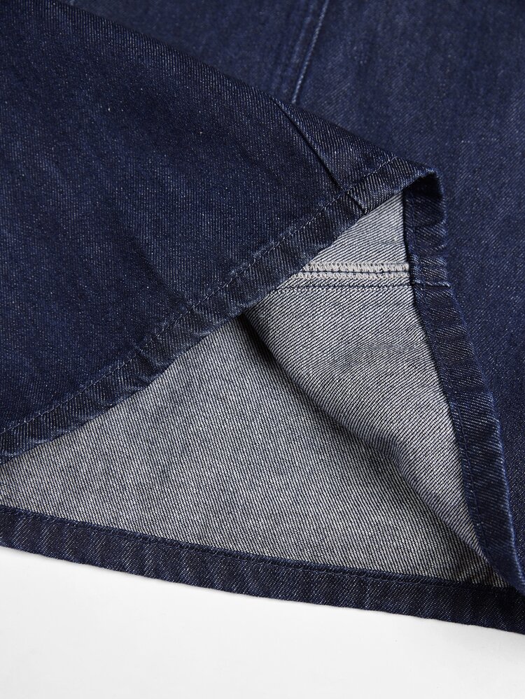 GlowEve Women's Casual Daily Wear Tie-Front Design Denim Jeans - Blue - View 5