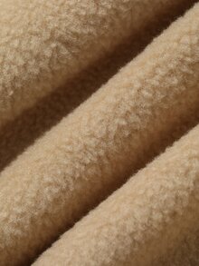 DAZY Women's Velvet-Feel Long Sleeve Autumn/Winter Korean Style Elegant 2 Pieces Set - Khaki - View 11