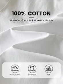 SHEIN 少女長袖襯衫，100%純棉白色，蕾絲荷葉邊彼得潘領，前胸褶皺與荷葉邊袖口，甜美休閒日常穿著上衣 - 白色 - 查看 10