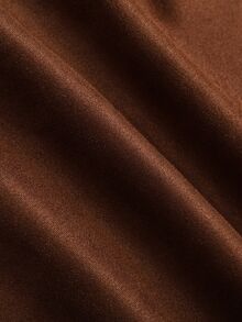 Balvessa Women's Lapel Short Suede Jacket, Spring & Autumn Light Luxury Style High-End Texture, Suitable For Daily Wear, Commuting, Office Outfit Etc. - Coffee Brown - View 4