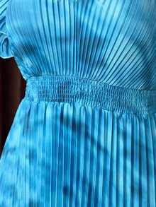 DreamSkyne Plus Size Women's Pleated Tie-Dye Casual Party Summer Dress - Multicolor - View 6