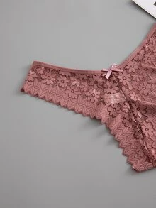 Snug Zone 12件套浪漫性感蕾丝比基尼内裤，女士适用，多种颜色可选 - 彩色 - 查看 8