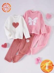 SHEIN 4件組少女睡衣 - 彩色 - 查看 4