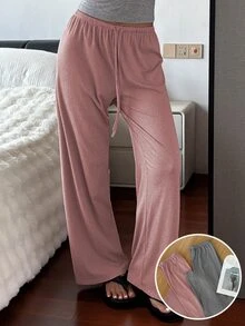DAZY 2PCS Women Sleep Bottoms - Multicolor - View 5