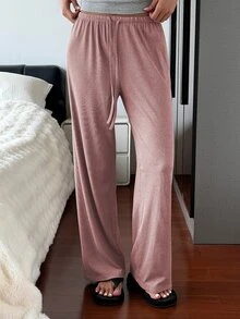 DAZY 2PCS Women Sleep Bottoms - Multicolor - View 12