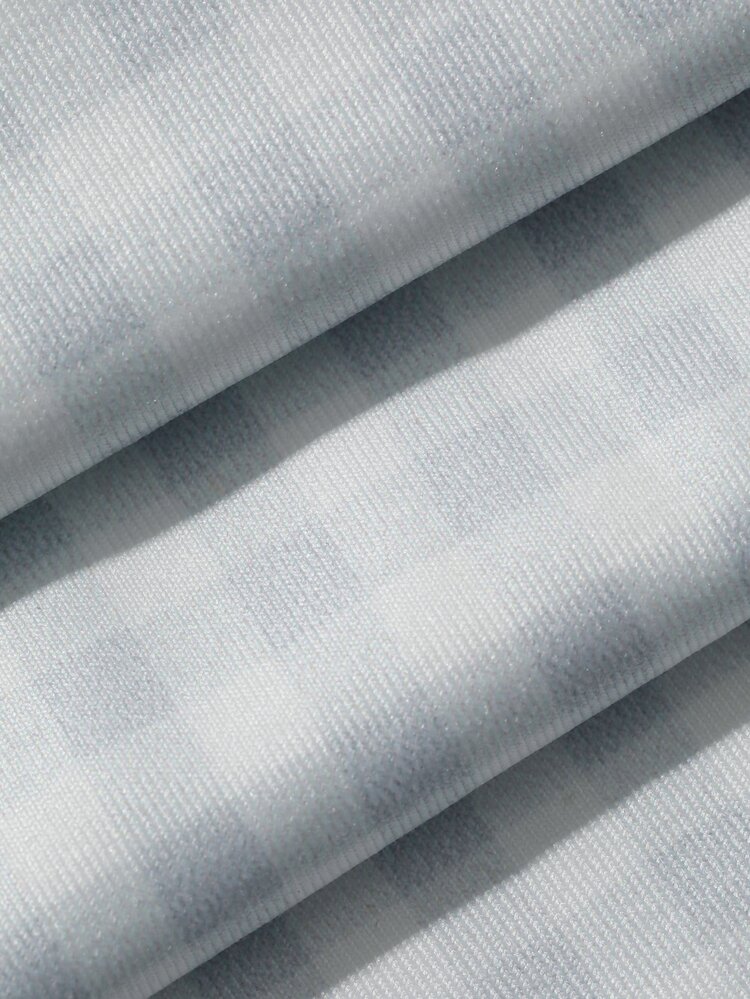 DAZY 嬰兒女童格紋翻領長袖兩件式居家服套裝 - 藍白色 - 查看 7