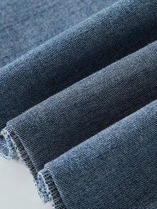 SHEIN 3件套少女基础休闲日常弹力舒适牛仔裤，适合学校、校园、学院风秋冬穿着 - 彩色 - 查看 7