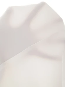 GlowEve CURVE Plus Size Women's White Lapel Double-Breasted Button Short Blazer, Elegant Business Casual Stylish Fall Commute Work Office Semi Formal Date Party - White - View 7
