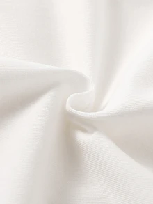 SHEIN 青少年男孩運動時尚 6件組純白色方型內褲 - 白色 - 查看 5