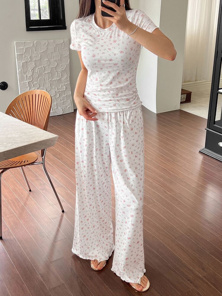 Livesso Women's Casual & Comfortable Pajama Set, Summer - Pink - View 3