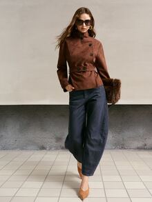 MOTF PREMIUM WOMEN TRENCH COATS RUST BROWN - Coffee Brown - View 3
