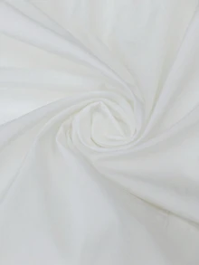 SHEIN LUNE 女款拼色拉鍊長袖口袋抽繩收腰連帽外套 - 白色 - 查看 3