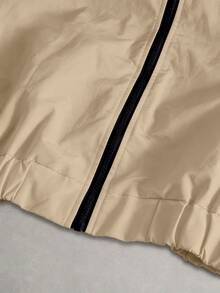 Manfinity EMRG Men's Colorblock Zipper Casual Versatile Daily Travel Long Sleeve Jacket - Multicolor - View 4