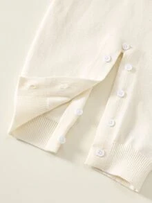男嬰女嬰新生兒通用嬰兒服飾 秋冬休閒卡通針織連身衣 翻領連身衣 小車印花連身衣 可愛嬰兒連身衣 - 彩色 - 查看 12