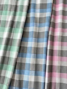 SHEIN Women Cotton 3pcs Multicolour Plaid Pattern Long Pants Homewear Comfort Lounge Sleep Bottom Set - Multicolor - View 3