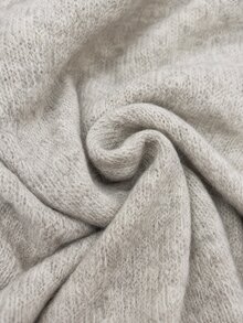 Elafinee Women's Vintage Street Comfortable Knit Top - Light Grey - View 4