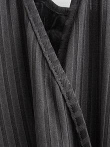 GentleRue Maternity Maternity Minimalist Daily Pleated Long Sleeve Jumpsuit Fall - Black - View 9