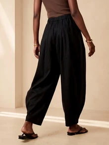 Vesra Women's Autumn Design Black Wrap-Around Fashion Versatile Casual Long Pants - Black - View 2