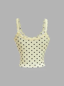 SHEIN MOD 3PCS Atasan Tank Top & Cami Wanita, Set Atasan Tank Top Cami Berkerut dengan Detail Pita dan Hiasan Renda Lucu untuk Wanita, Kasual. Kembali ke Sekolah - MultiWarna - View 4