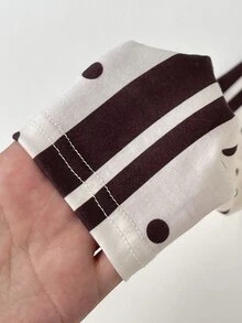青少年女孩秋冬長袖簡約印花上衣 - 彩色 - 查看 5