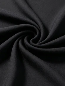 SHEIN Women's Elegant Commute Color Block Patchwork Slim Fit Jumpsuit - Black - View 5