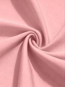 Poshavie Poshavie Women's Elegant Business Casual Party Cocktail Evening Daily Wedding Date Oblique Off Shoulder Strapless Mermaid Ruffle Hem Fitted High Waist Dress - Pink - View 5