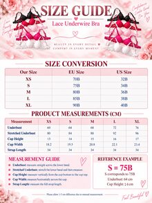 PetitDoll مجموعة حمالات صدر دانتيل رقيقة بتصميم رموش مثيرة 5 قطع - متعدد الألوان - مشاهدة 9