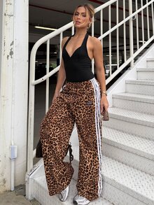 BiaLiraa V-Neck Bodysuit,Slim Fit Backless Sleeveless,Revealing Neckline,Vintage Low-Cut Tight Body Suit,Black,Summer,Seksi Chic,Club Night - Black - View 4