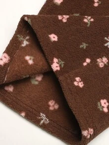 SHEIN 青少年女孩蝴蝶結長款運動長褲，居家與外出日常休閒優雅款，四季皆宜 - 卡其色 - 查看 10