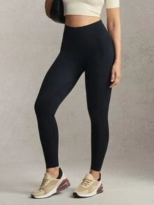 Activina Women's Seamless Sports Leggings 2 Pieces Set Black & Purple,Suitable For Yoga ,Pilates ,And Workout. - Multicolor - View 7