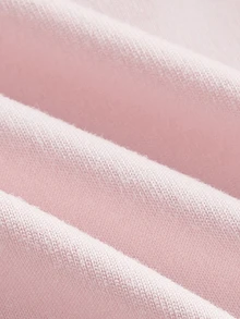 Sweetina 스프링 러셔드 러플 트림 러플 햄 메쉬 블랙 스커트 - 연핑크 - 보기 4
