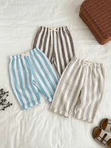 3PCS Baby Boys Bottoms - White - View 1
