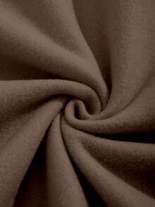 INAWLY Chaqueta con capucha, de bolsillo, holgada y casual para mujeres - Café integral - Ver 6