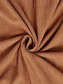 LanaWest Women's Solid Color Tassel Design Casual Versatile Mini Skirt - Brown - View 5