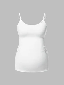 Modmama Maternity 3pcs Nursing Sports Set: Wool-Lined Tight Cami Top For Running, Fitness, Outdoor Sports, Travel - Black and White - View 12