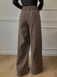Dazy Kids Girls' Denim Jeans Spring/Summer New Style Back Pocket Rhinestone Flare Leg Jeans (Large) - Brown - View 2