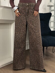 Dazy Kids Girls' Denim Jeans Spring/Summer New Style Back Pocket Rhinestone Flare Leg Jeans (Large) - Brown - View 9