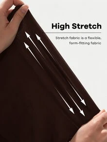 Shapeblank 大尺碼女款秋冬時尚休閒彈性舒適日常黑色立領外套 - 棕色 - 查看 6