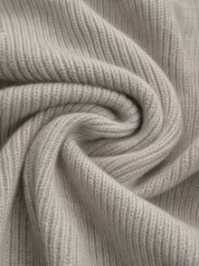 Elafinee Half-High Neck Sleeveless Shawl-Style Sweater, Loose Fit, Niche Deconstructed Style, Women's Knit Top Holiday Outfit, Outing Top, Streetwea - Light Grey - View 3