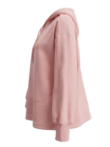 Celisse Pink Letter Print Women's Sports Sweatshirt Fall - Pink - View 4