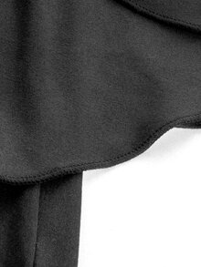 GentleRue Maternity Women's Casual Comfortable Black 2 In 1 Maternity Pants - Black - View 11
